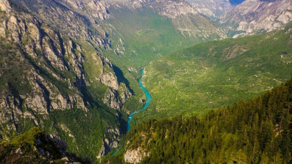 Tara River Canyon in Durmitor National Park